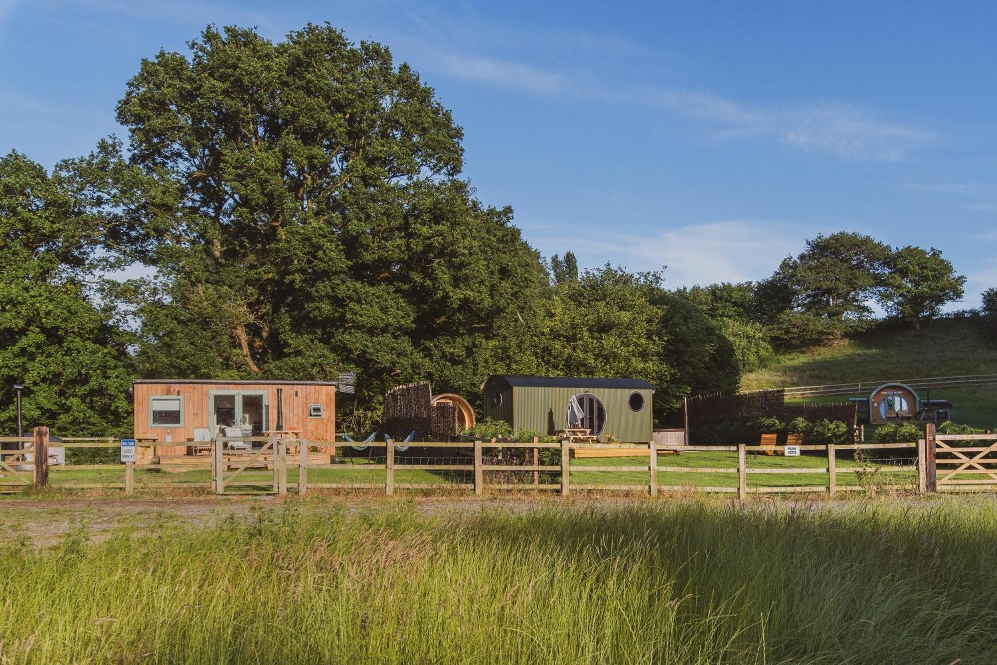 Hotel The Hideaway At Hiddenwood Glamping Corsley Exteriér fotografie